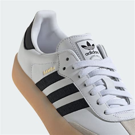 adidas Originals Sambae sneakers in off white with 